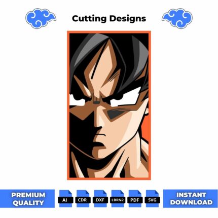 Goku Portrait Multilayer