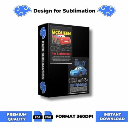 Bundle Flash McQueen and Sally Sublimation
