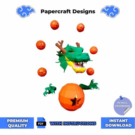 Shenlong Dragon Ball Papercraft