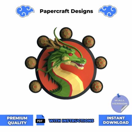 Deco Shenlong Dragon Ball Papercraft
