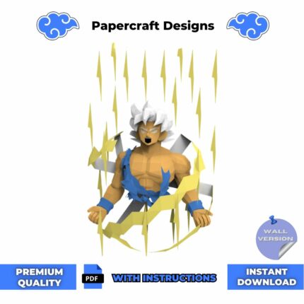 Dragon Ball Goku Transformation Papercraft