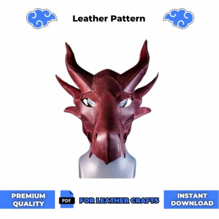 Dragon Mask Leather Pattern