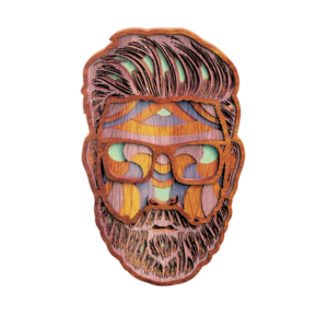 Picture of Beard Man Multilayered