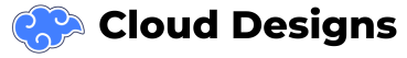 Cloud Designs Logo with Text