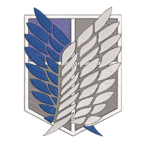 Preview Attack on Titan Logo Embroidery Design