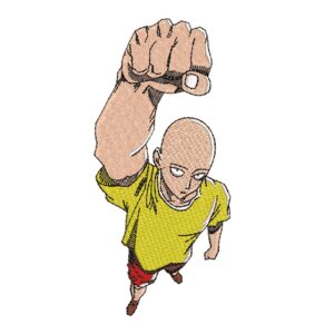Preview Saitama One Punch Man Embroidery Design
