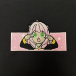 Anya Forger Anime Embroidery Design stitched by a customer