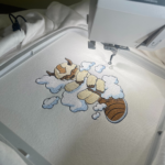 Appa Avatar Embroidery Design stitched by a customer