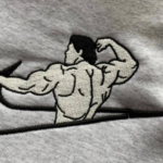 Arnold Schwarzenegger Embroidery Design stitched by a customer