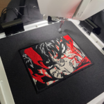 Berserk Blood Embroidery Design stitched by a customer
