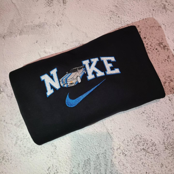 Bundle 3 Swoosh Cars Embroidery Design stitched by a customer