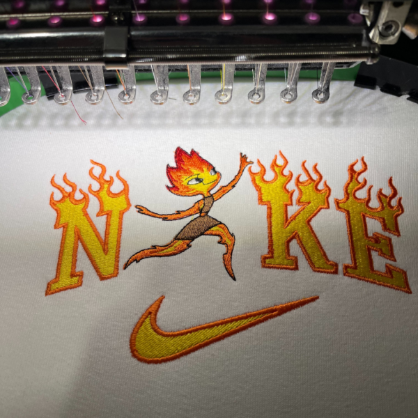Bundle Ember and Wade Embroidery Design stitched by a customer