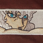 Bundle Guts and Griffith Embroidery Design stitched by a customer