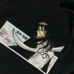 Byakuya Kuchiki Boxed Embroidery Design stitched by a customer