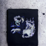 Chrollo Lucilfer HxH Embroidery Design stitched by a customer