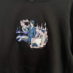 Chrollo Lucilfer HxH Embroidery Design stitched by a customer