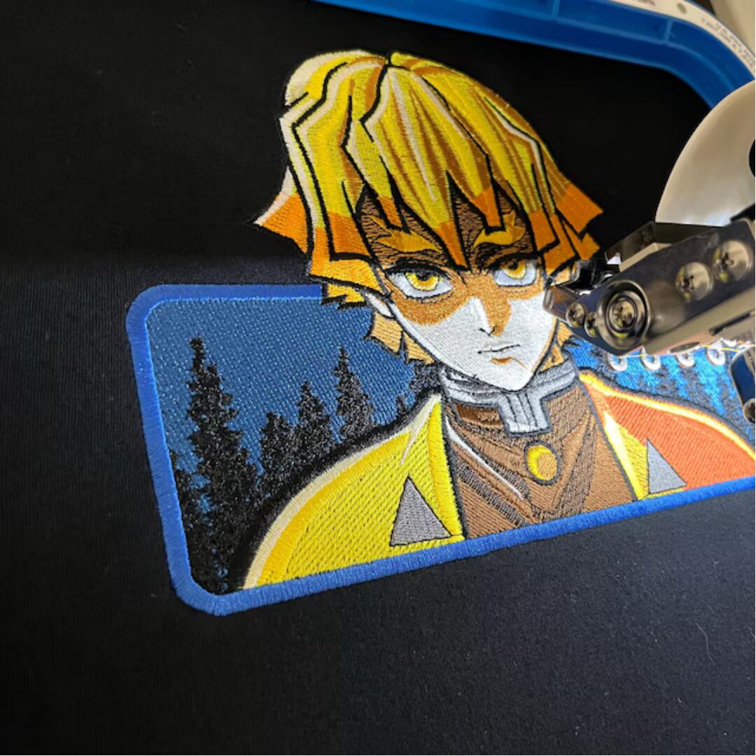 Zenitsu Embroidery Design