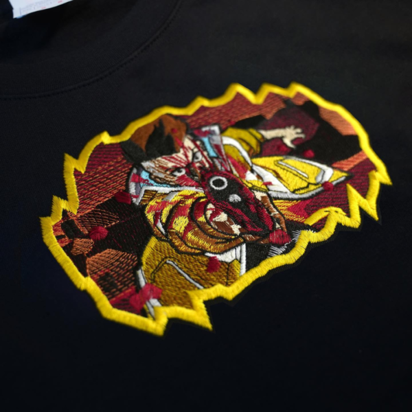 David Martinez Embroidery Design stitched by a customer