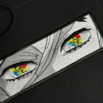 Doma Eyes Embroidery Design stitched by a customer