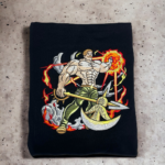 Escanor Embroidery Design stitched by a customer