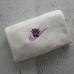 Gengar Swoosh Embroidery Design stitched by a customer
