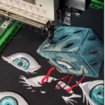 Gojo Prison Realm Embroidery Design stitched by a customer