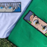 Gon Eyes Embroidery Design stitched by a customer