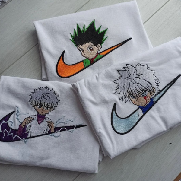 Gon HxH Embroidery Design stitched by a customer