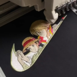 Howl Moving Castle Embroidery Design stitched by a customer