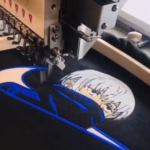 Inumaki Swoosh Embroidery Design stitched by a customer