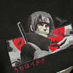 Itachi Embroidery Design stitched by a customer