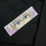 Killua Eyes Anime Embroidery Design stitched by a customer