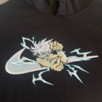 Killua Zoldyck Embroidery Design stitched by a customer