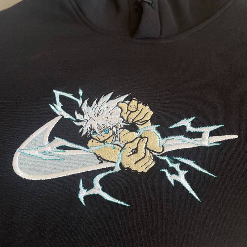 Killua Zoldyck Embroidery Design stitched by a customer