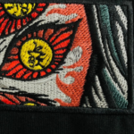 Kokushibo Eyes Embroidery Design stitched by a customer