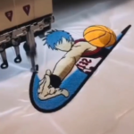 Kuroko Basket Embroidery Design stitched by a customer