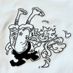 Luffy Gear 5 Laugh and Logo Embroidery Design stitched by a customer