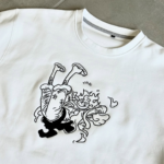 Luffy Gear 5 Laugh and Logo Embroidery Design stitched by a customer