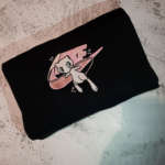 Mew Embroidery Design stitched by a customer