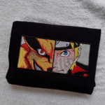 Naruto and Kurama Embroidery Design stitched by a customer
