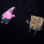 Patrick and SpongeBob Embroidery Design stitched by a customer