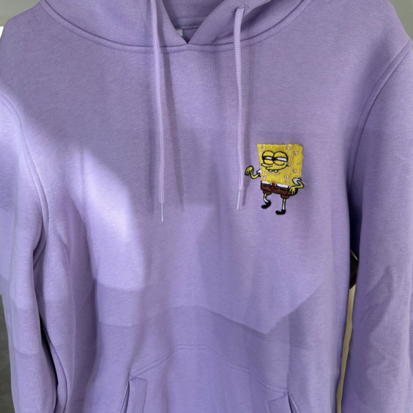 Patrick and SpongeBob Embroidery Design stitched by a customer