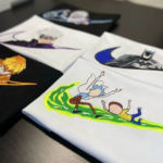 Rick and Morty Embroidery Design stitched by a customer
