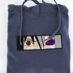 Sasuke Eyes Embroidery Design stitched by a customer