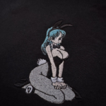 Sexy Bulma Embroidery Design stitched by a customer