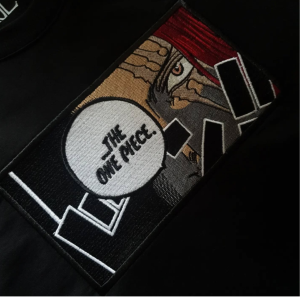 Shanks The One Piece Embroidery Design stitched by a customer