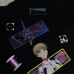 Shinji Anime Embroidery Design stitched by a customer