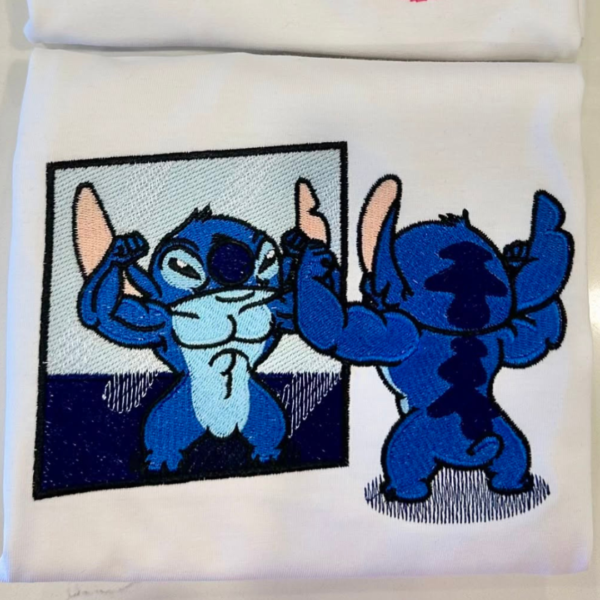 Stitch Gym Embroidery Design stitched by a customer