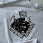 Toji Stab Gojo Embroidery Design stitched by a customer