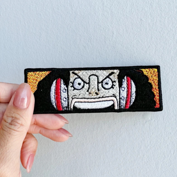 Usopp Eyes Embroidery Design stitched by a customer